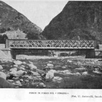 Ponte in ferro sul Vinadia